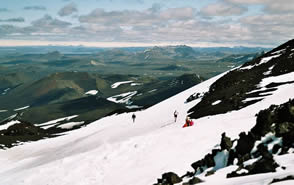 Walking on Hekla Sigurbjornsson