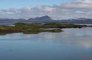 Lake Myvatn North Iceland 