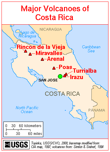 Costa Rica map